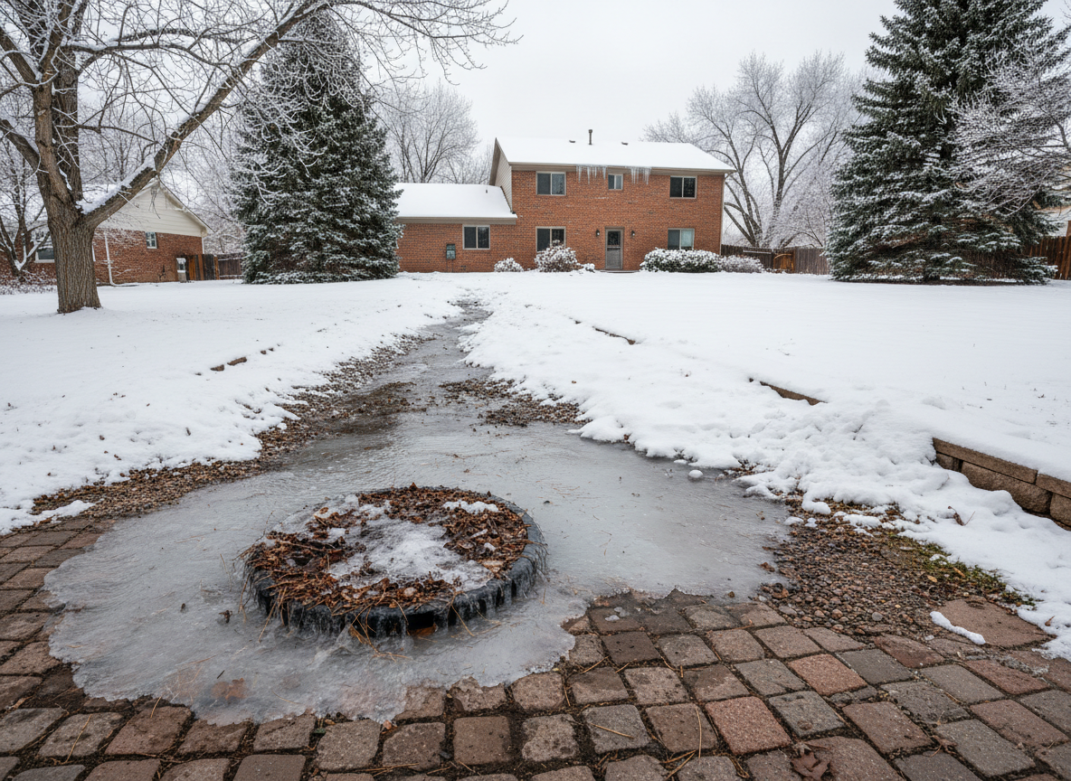 How Englewood Winters Affect Outdoor Drains and French Drains